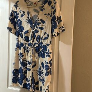 Anthropologie romper with pockets